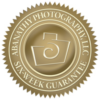 Abanathy Photography, LLC 6 Week Guarantee Emblem