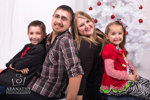 Christmas Family Portraits by Abanathy Photography, LLC