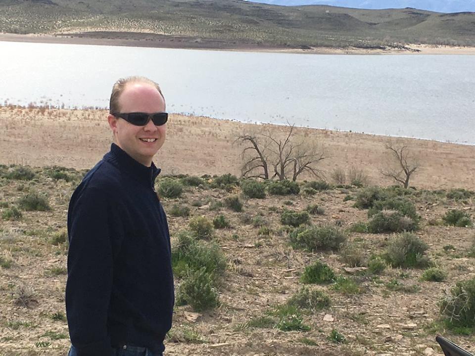 Me in front of Lahontan Reservoir. Twas a bit windy that day.